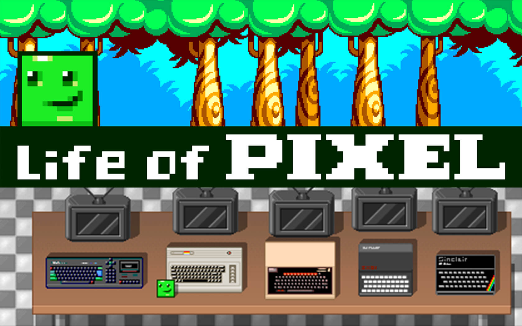 Life of Pixel - title screenshot